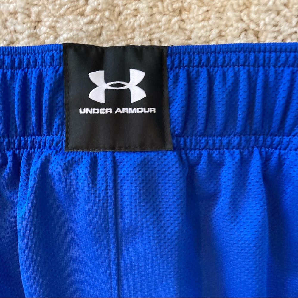 Under Armor Royal Blue Basketball Shorts Medium - Picture 7 of 7